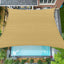 Toldo parasol rectangular 12x16ft color arena para porche