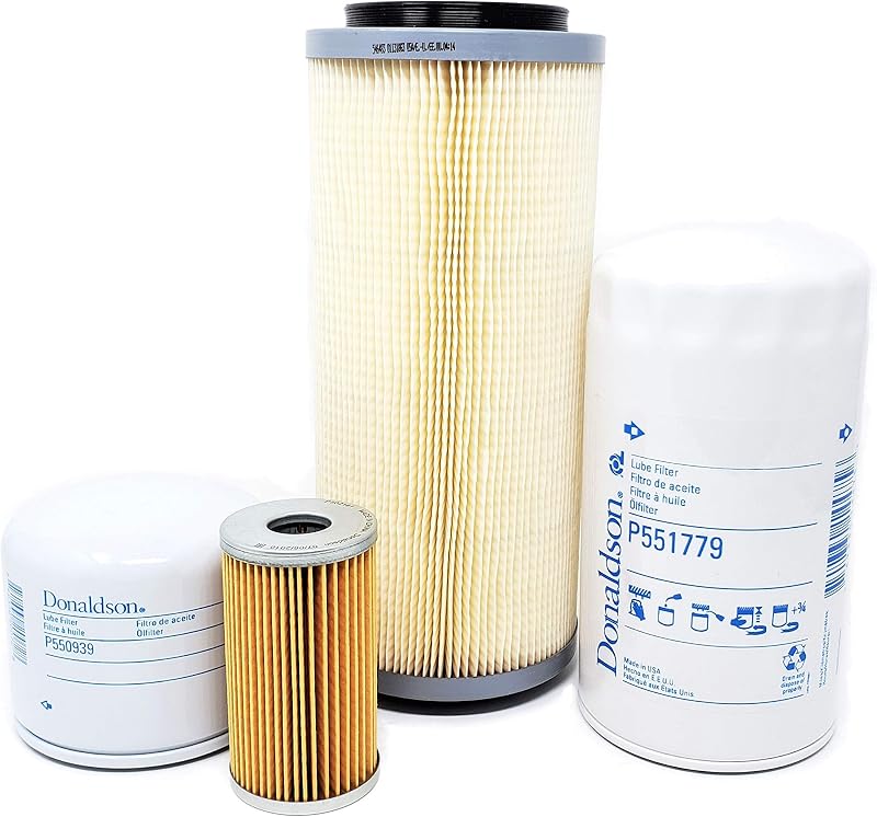 Kit filtros Kubota L35 D1703 Eng. sin filtro cabina
