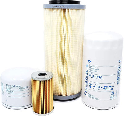 Kit filtros Kubota L35 D1703 Eng. sin filtro cabina
