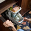 Organiz. cocina con ruedas 2 niveles plástico reciclado