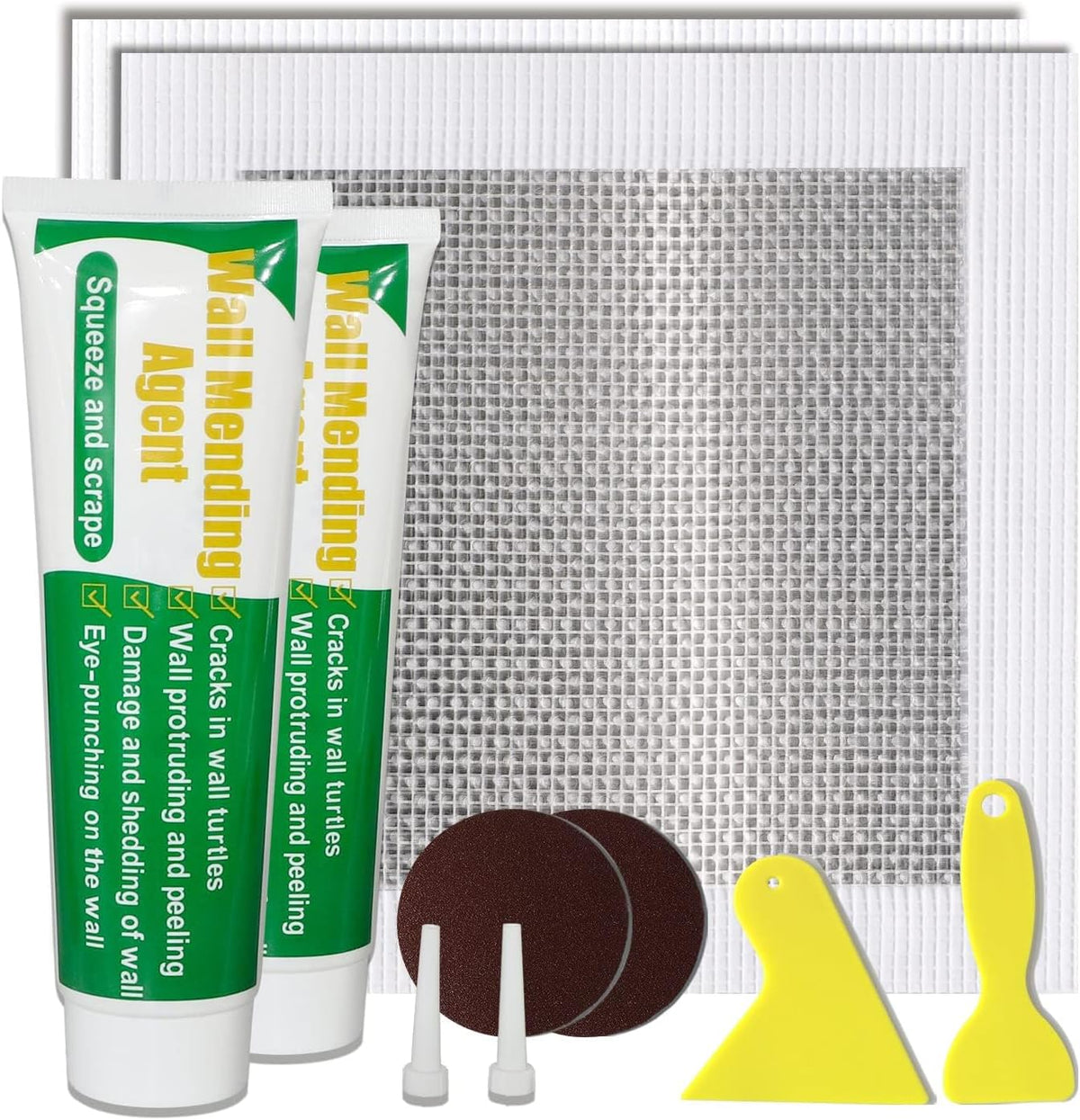 Kit reparación paredes yeso 17.64oz con raspador y lija