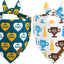 Bandanas perro reversibles I Love My Dad 2 pzas duraderas