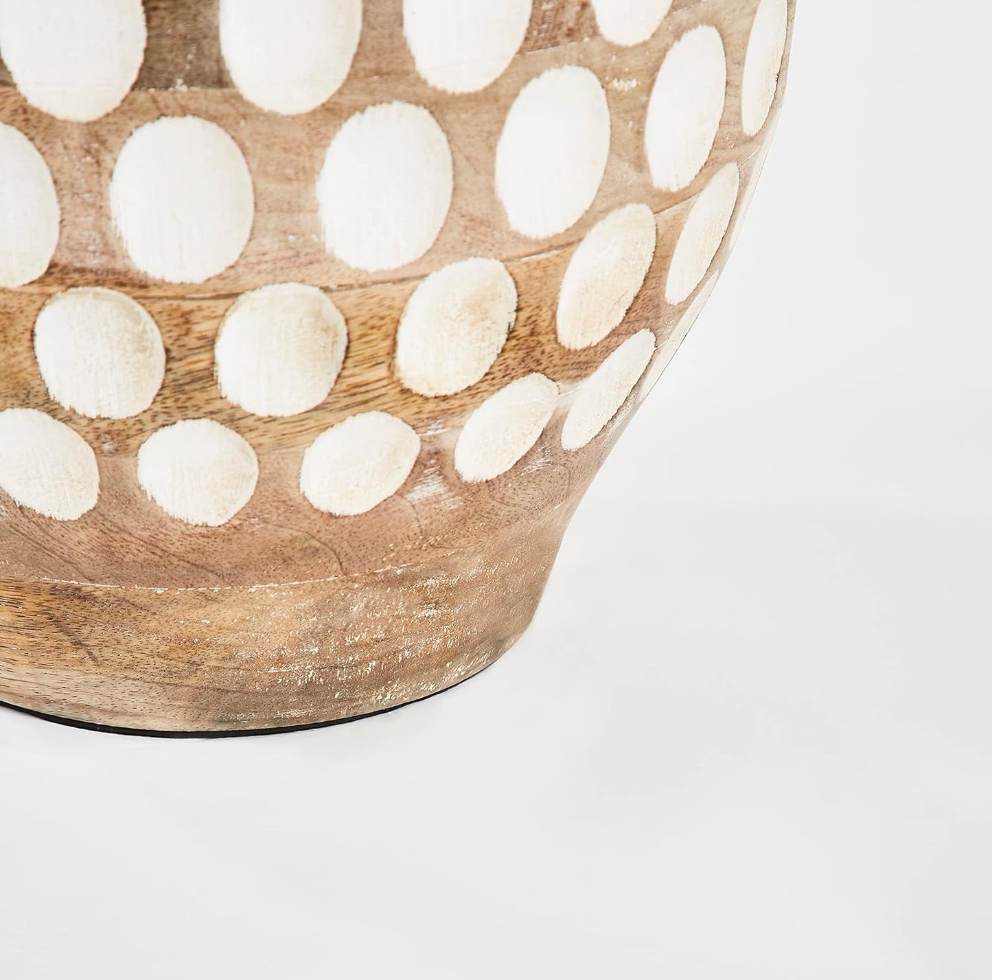 Lámpara mesa madera mango diseño bohemio TBL2004A
