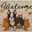 Tapete bienvenida Boston Terrier 17x27" interiores