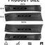 4 Protectores umbral puerta ABS comp Toyota Sienna 21-26