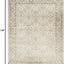 Alfombra 7'10x9'10" Ivory Taupe para dormitorio y sala