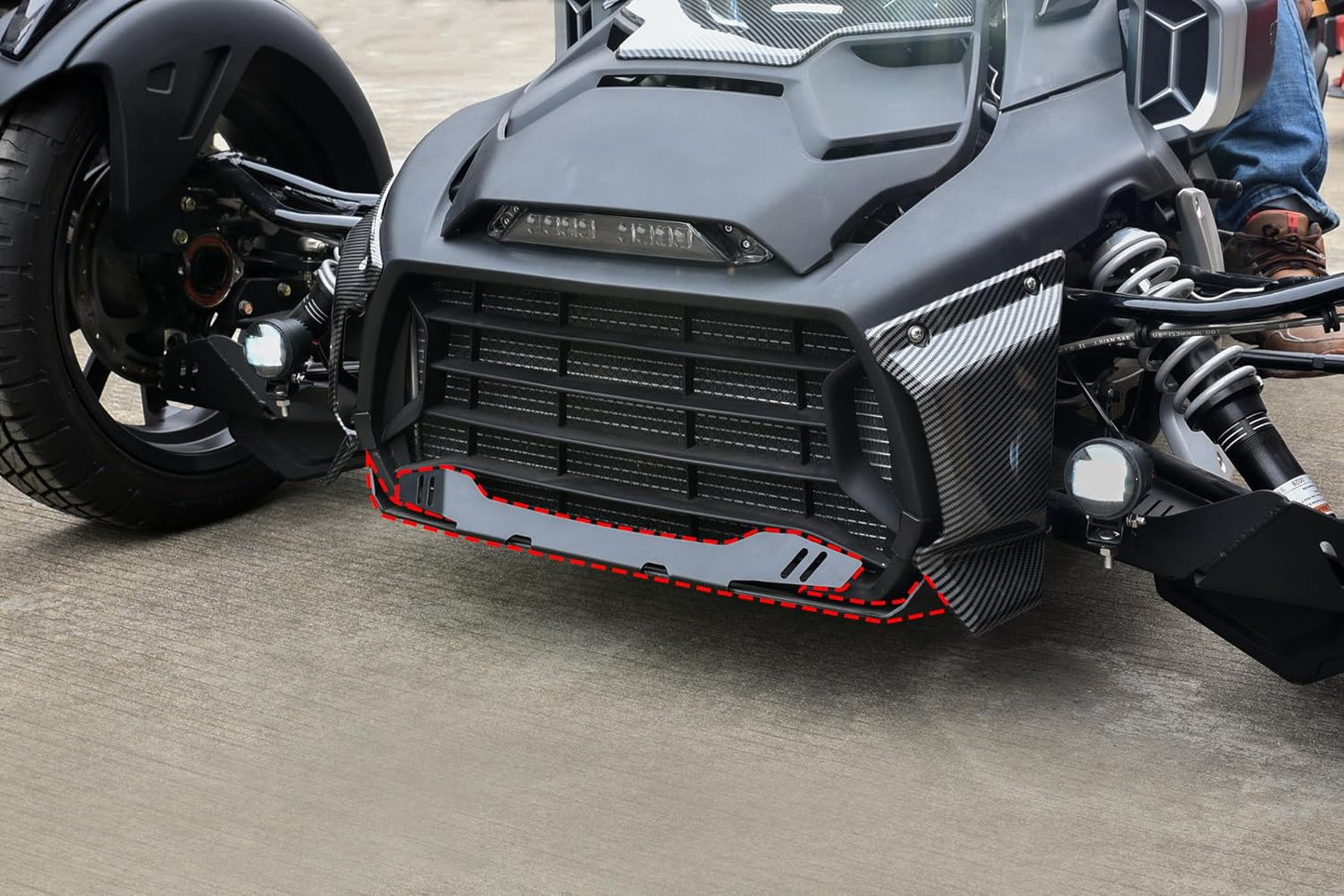 Protector radiador aluminio Can-Am Ryker 600/900