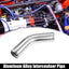 Tubo aluminio 57mm 45 grados para intercooler automóvil