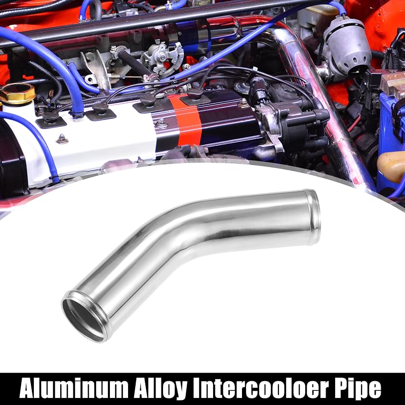 Tubo aluminio 57mm 45 grados para intercooler automóvil