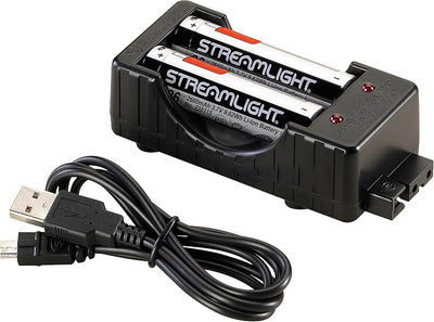 Batería Li-Ion 18650 con cargador USB