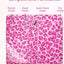 Porta-libreta magnética con bolsillo 13x23cm rosa leopardo