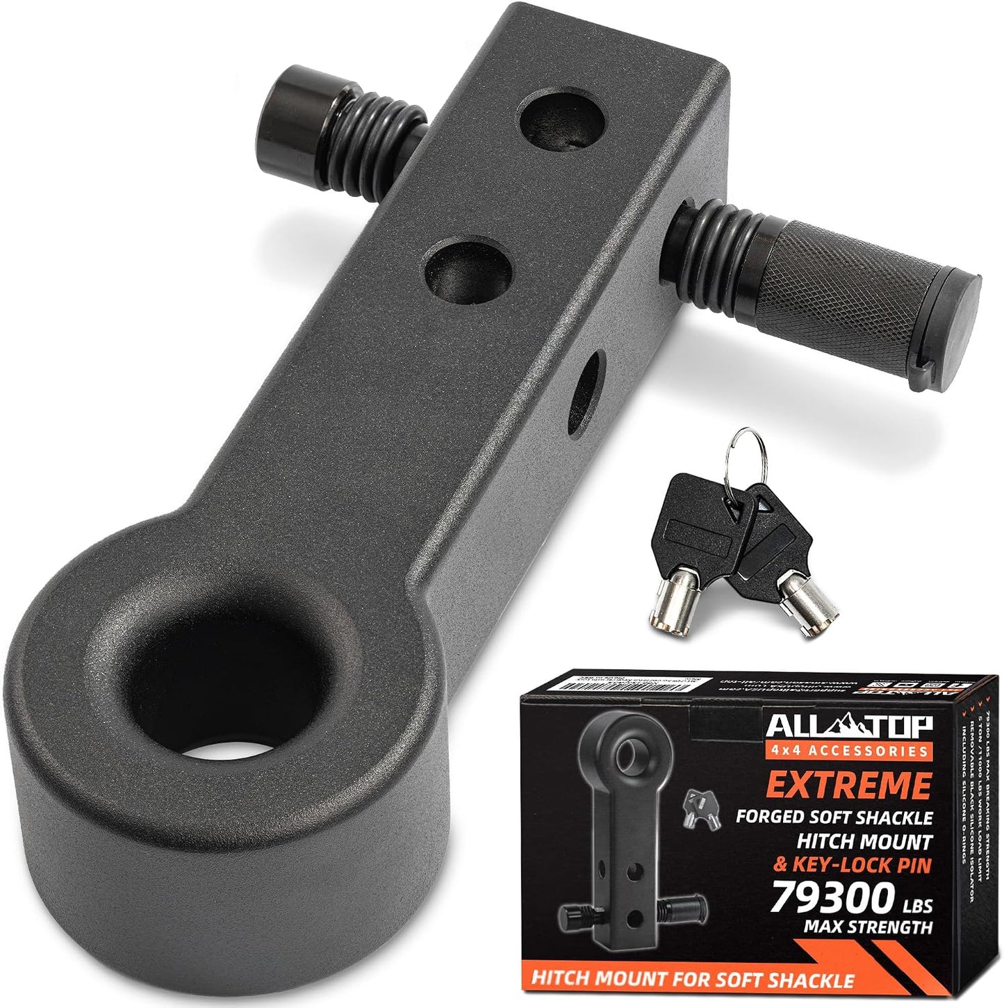 Soporte enganche grillete 2" 79300lb resistencia