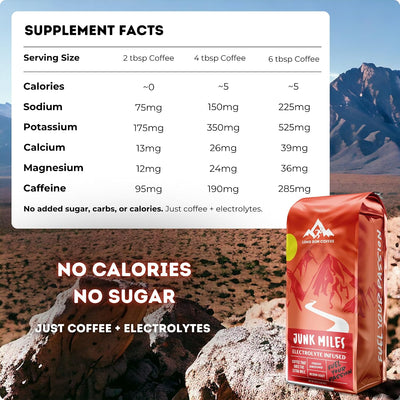 Café hidratante con electrolitos para atletas 1lb