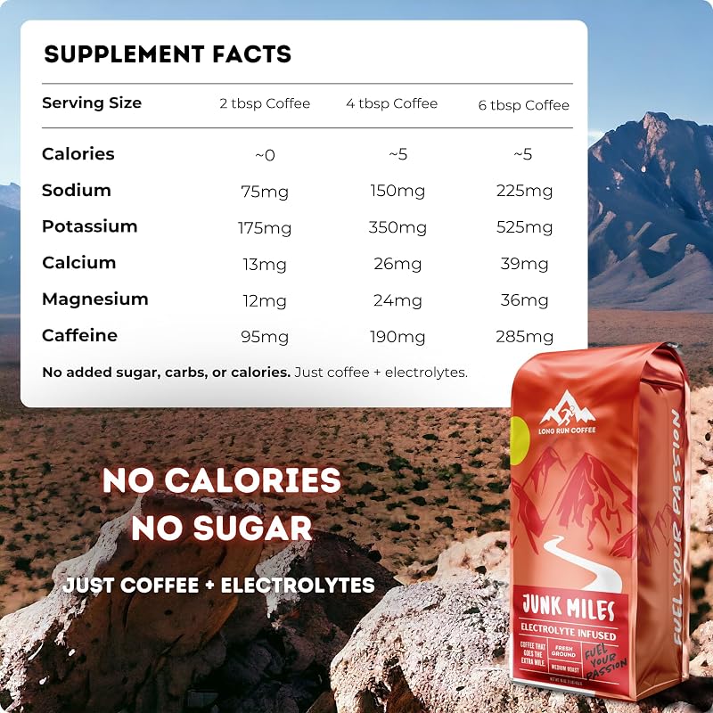 Café hidratante con electrolitos para atletas 1lb