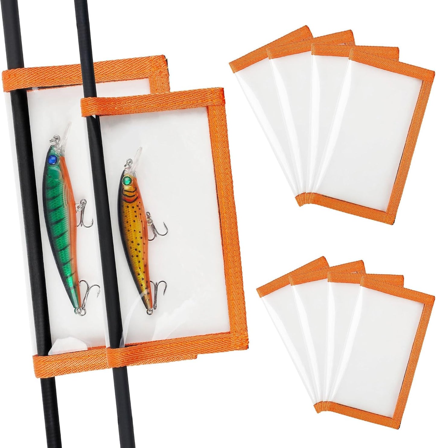 Envolturas PVC transparente para señuelos de pesca