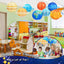 Linternas espaciales 8pcs 12pulg planetas para niños tema espacio