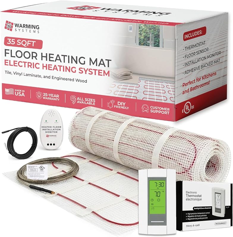 Sistema radiante eléctrico suelo con termostato Honeywell