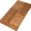 Tapete baño madera teca 40x20pulg antiderrap