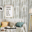 Papel tapiz madera 17.3x394" autoadhesivo rústico