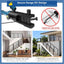 Kit poste barandilla cable T304 negro 8-12ft 134ft cuerda