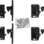 Pack 4 Pestillos Puerta Gabinete RV Fáciles de Instalar