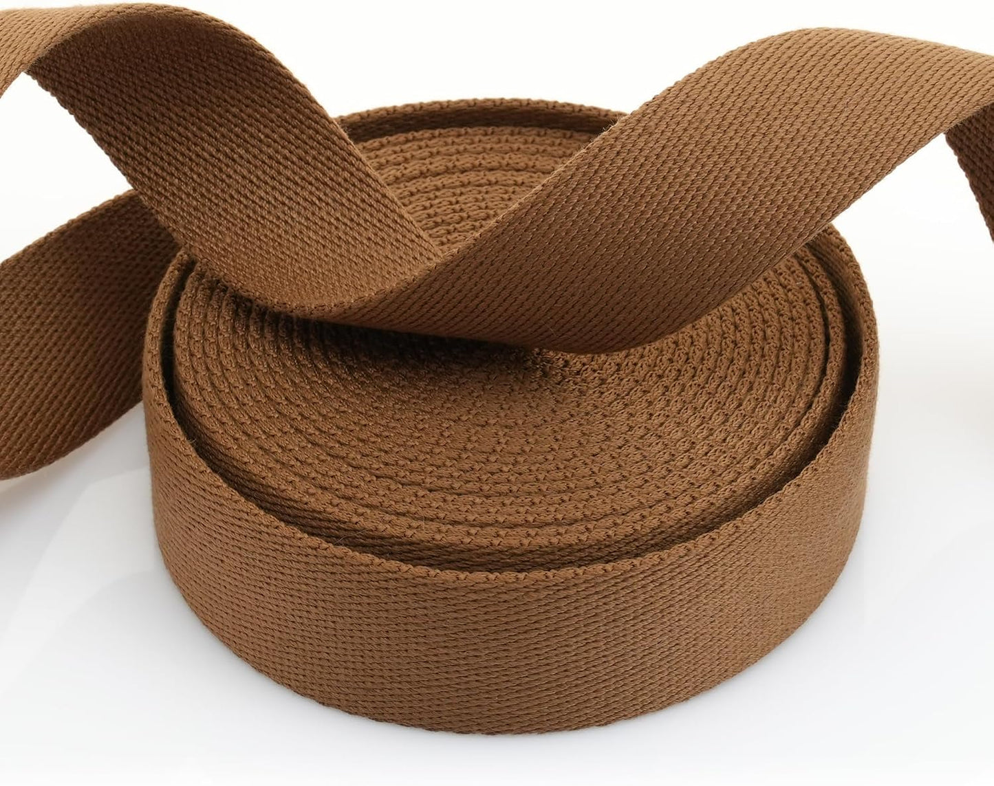 Correa algodón pesado para artes 1pulg x5yd color ámbar