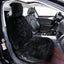 Funda asiento coche piel oveja esponjosa negro