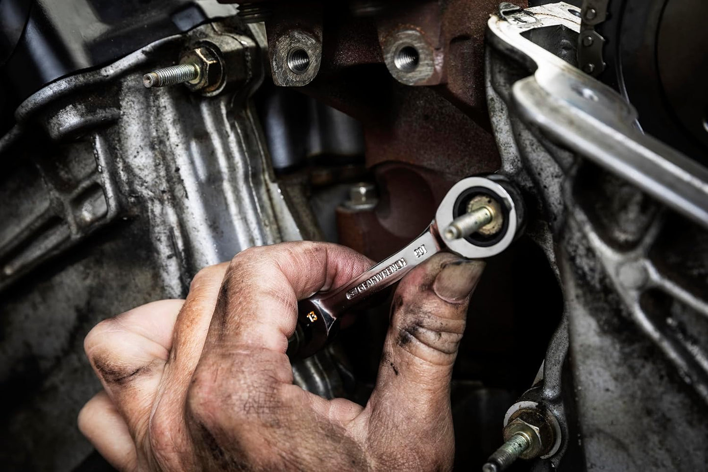 Llave trinquete combinada 7 pzas 90 dientes 12 puntos SAE