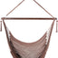 Silla hamaca grande caribeña 48" poliéster Mocha
