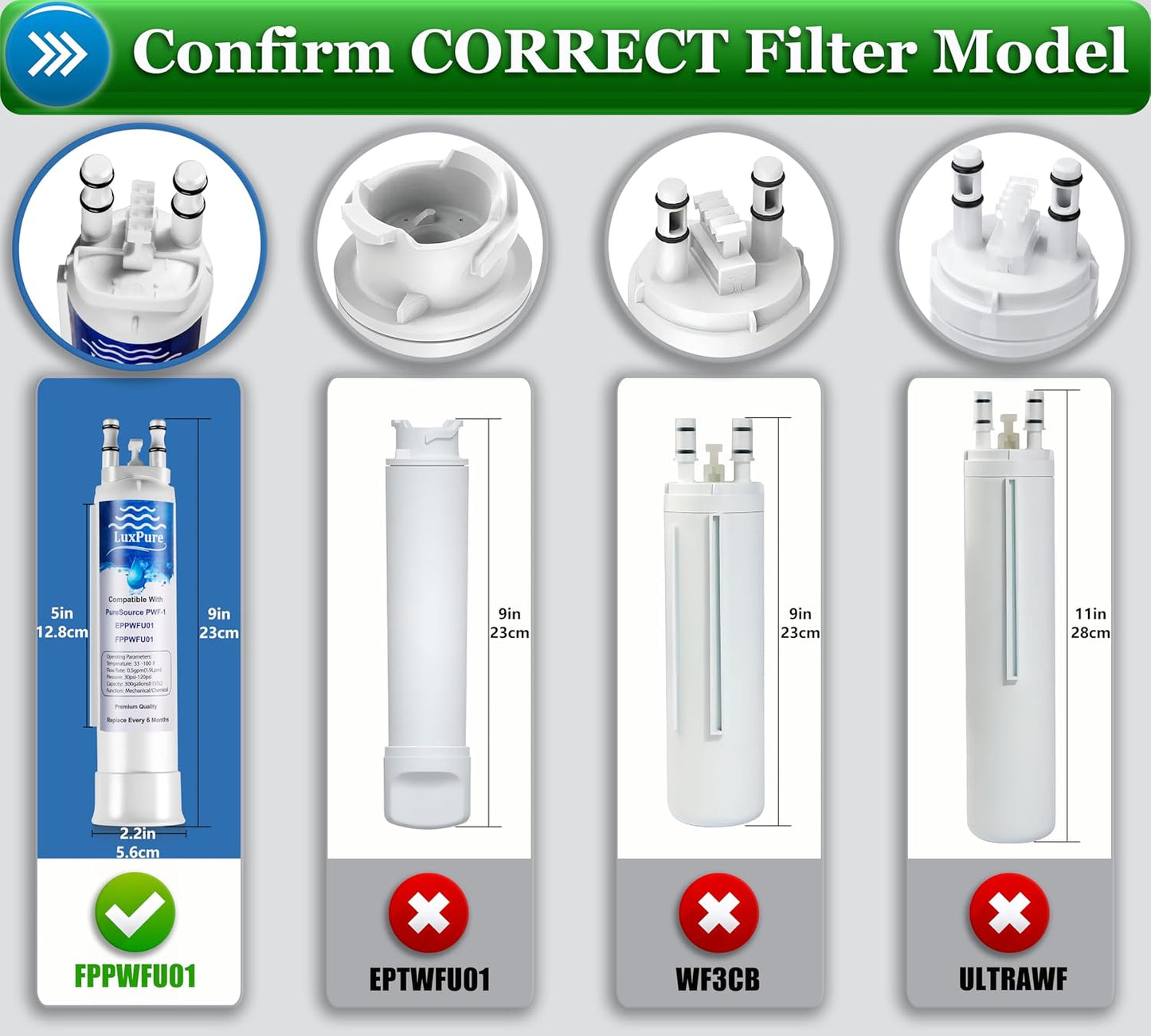 Filtro agua y aire PureAir Ultra II comp Frigidaire
