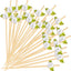 200 Pinchos Bambú Decorativos para Aperitivos y Boda