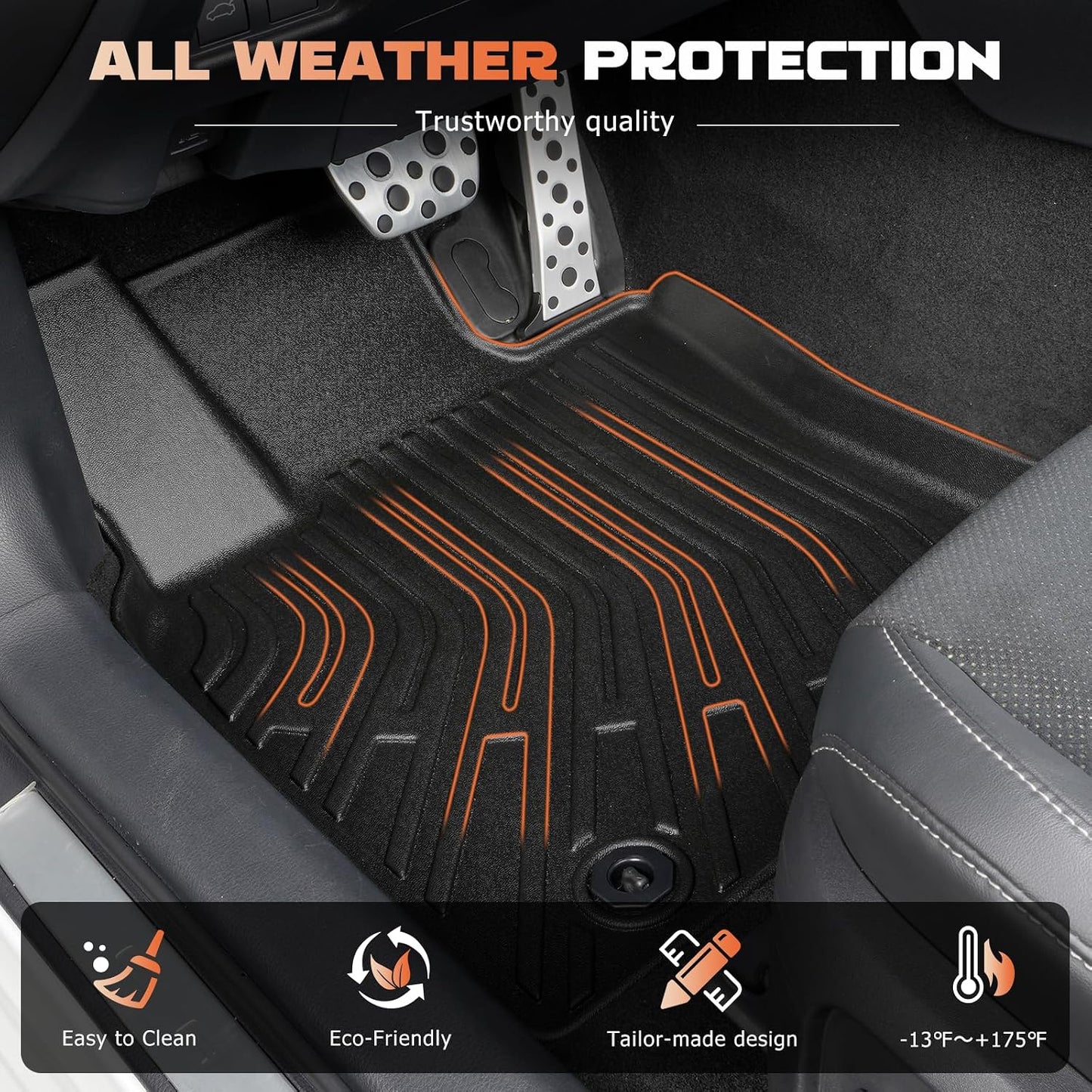 Alfombrillas suelo tapete TPE antiderrap Honda Prologue