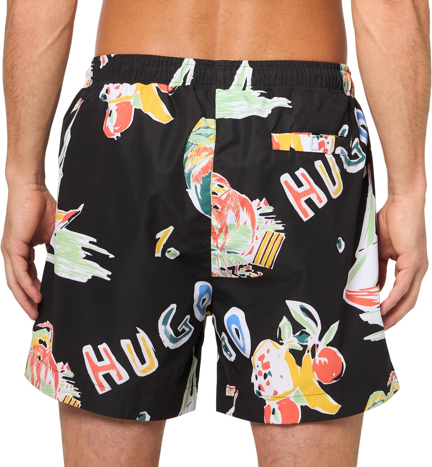 Bañador Hombre Estampado Hojas Tropicales