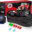 Kit arnés cable 12 AWG 12V relé 5 pines interruptor láser