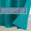 2 Cortinas con ojales para interior y exterior
