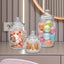 Recipientes baño plástico set 3 60/42/24oz sin BPA