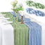 Mesa Camino Gasa Verde Salvia Azul Polvoriento 2pzas 10ft Bohemio