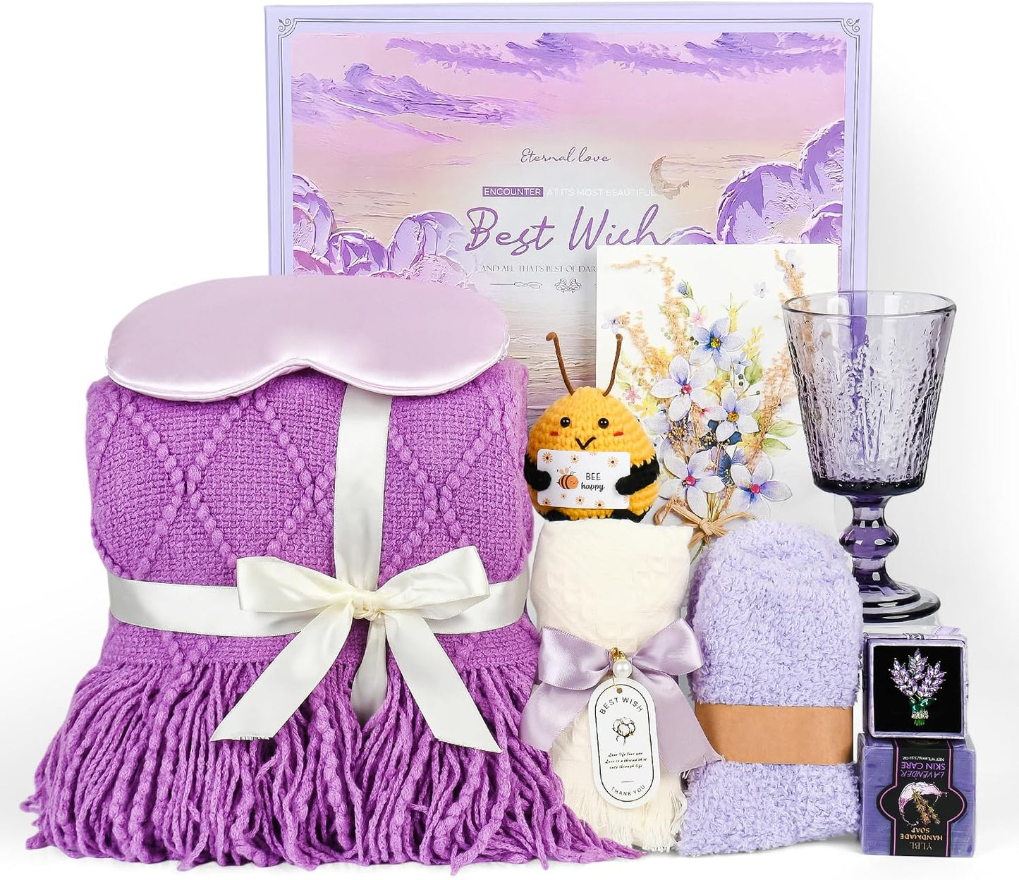 Regalo cumpleaños mujer lavanda para mamá y amigas