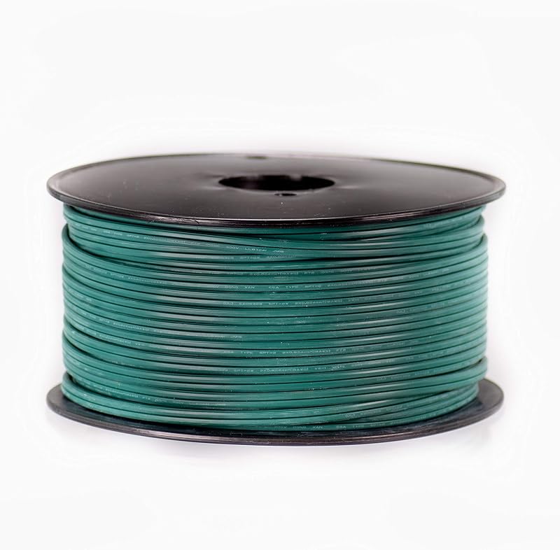 Cable SPT-2 18 AWG 10A bobina 250 ft verde