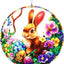 Adornos colgantes de Pascua y primavera para hogar y ventana
