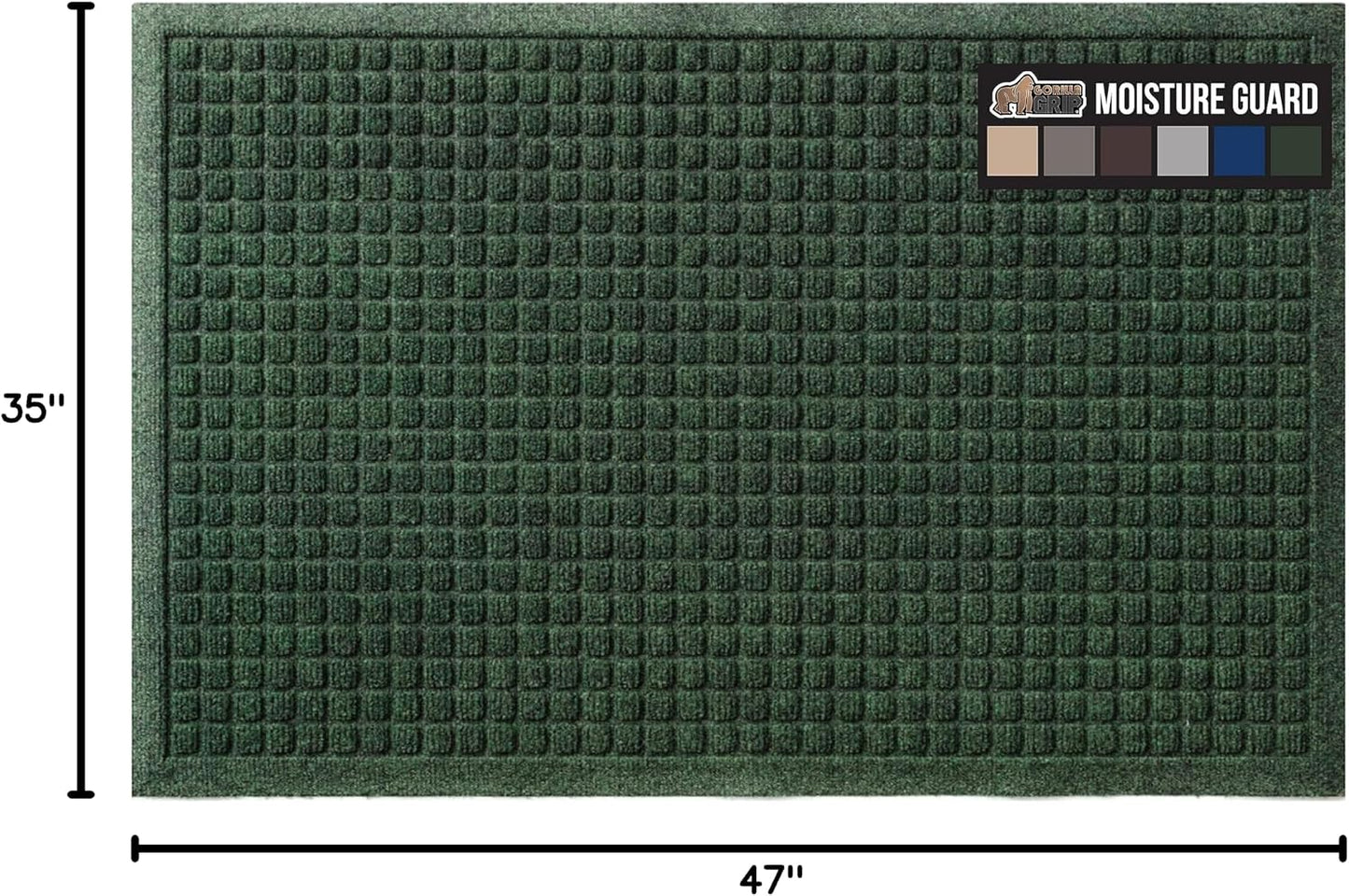 Tapete HydroABSORB 47x35" para puerta exterior