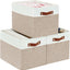 Cubos Kallax 13x15x13 beige y blanco pack 3