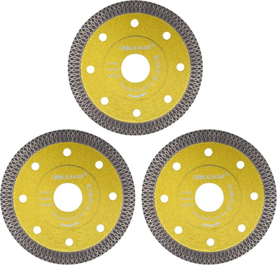Hoja sierra diamante 4pulg para azulejos porcelana y granito 3pzas