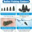 Pesas plomo bala Texas Rig Carolina 30/50 unidades