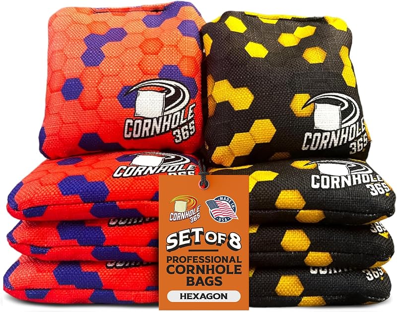Bolsas Cornhole tela poliéster relleno resina uso interior