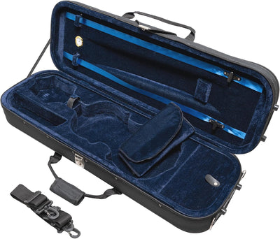 Estuche violín 3/4 rígido con correas cojín terciopelo