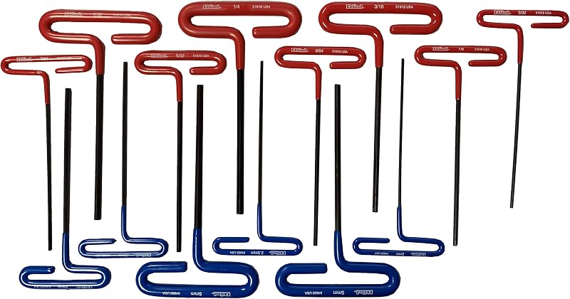 Set llaves hex en T 8" brazo 6"