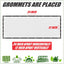 Pantalla privacidad cerca 4ft negra blanca 170g/m2