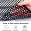Malla universal parrilla auto 40x13" aluminio 6mm 2mm negro
