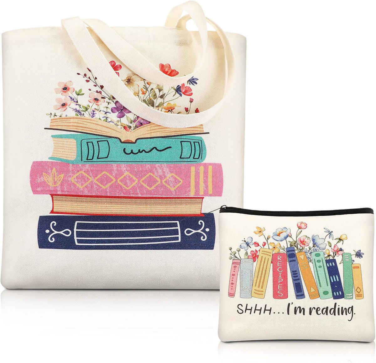 Bolsas lona reutilizables para cosméticos y compras